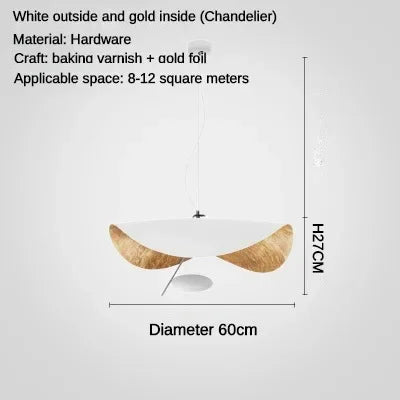 DecorBites™ LED Saucer Ceiling Chandelier: Modern & Atmospheric Living Room Pendant Light