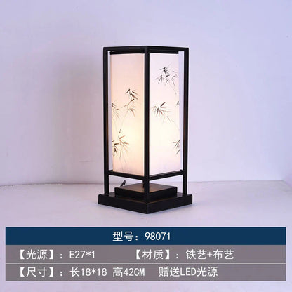 DecorBites™ Chinoiserie Table Floor Lamp - Elegant Living Room Bedroom Lighting