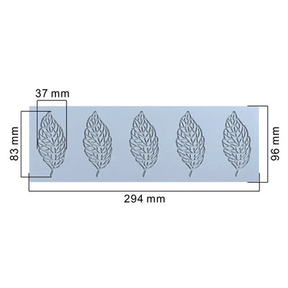 DecorBites™ Coral Branch Leaf Silicone Mold for Cake Chocolate Baking Decoration