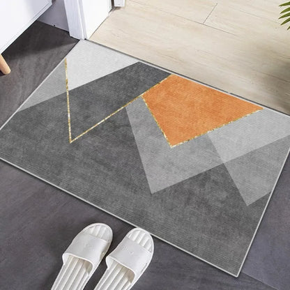 Decobites Soft Velvet Bathroom Rug: Absorbent, Non-Slip, Quick-Drying, Easy to Clean Carpet