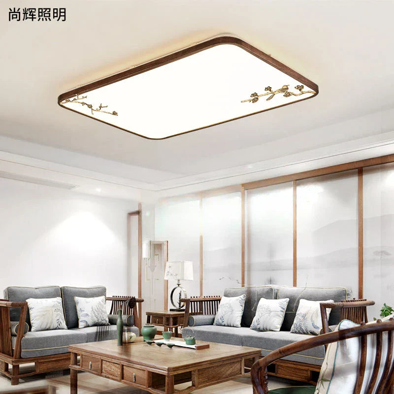 DecorBites™ Chinese Style LED Ceiling Lamp, Ultra-Thin Round Design for Living Room and Bedroom