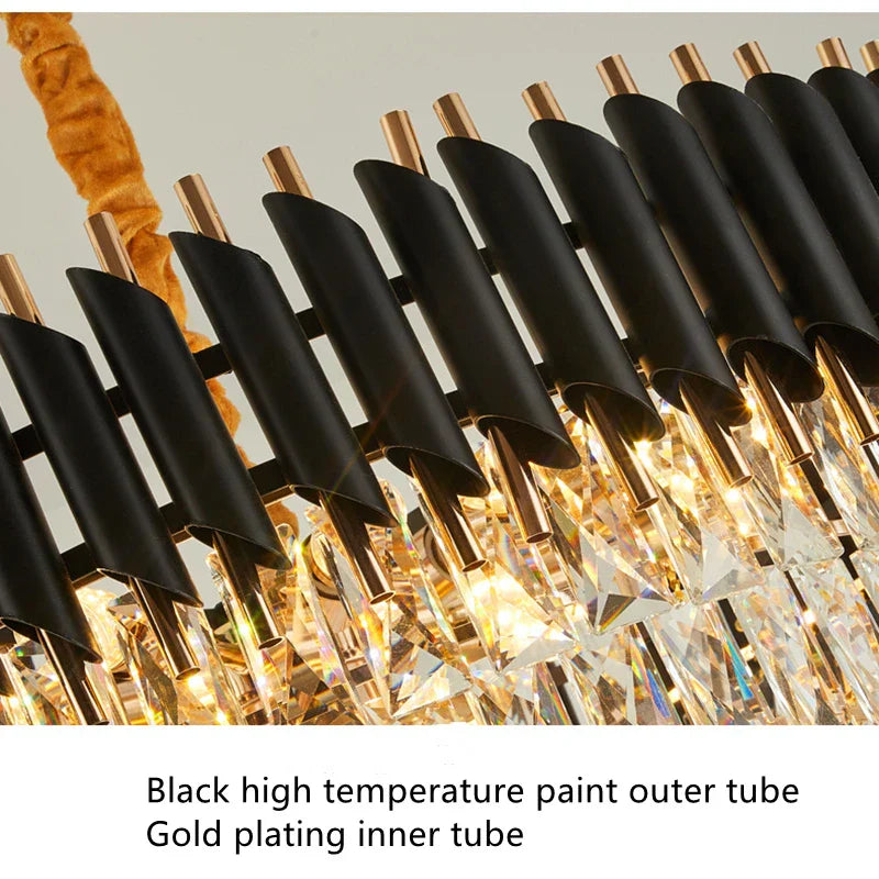 DecorBites™ High-end Luxury Crystal Ceiling Chandelier for Kitchen Dining Living Room