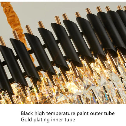 DecorBites™ High-end Luxury Crystal Ceiling Chandelier for Kitchen Dining Living Room