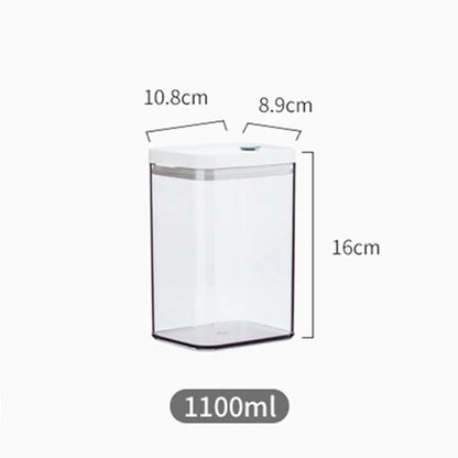 DecorBites™ Bulk Hermetic Food Storage Container Plastic Organizer