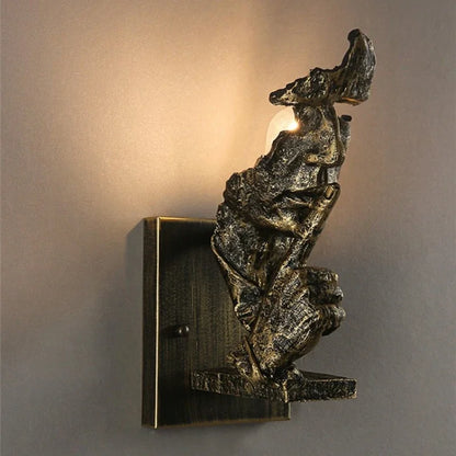 DecorBites™ Loft Face Wall Lamp Décor Salon Lights Retro LED Indoor Lighting