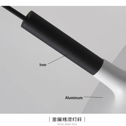 Lámparas colgantes LED OVNI DecorBites™: Lámparas redondas nórdicas de aluminio para decoración del hogar e iluminación interior.