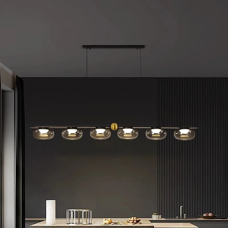 Bronze Globe Pendant Light