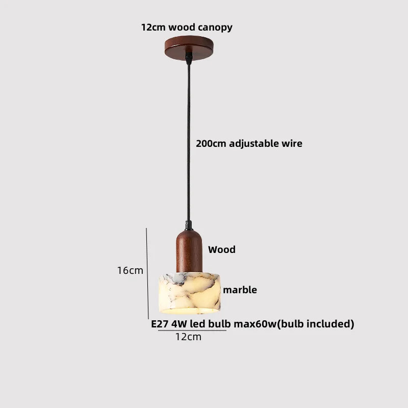 مصباح معلق LED كروي مطبوع بتقنية ثلاثية الأبعاد من DecorBites™ لديكور المنزل وإضاءة المطبخ