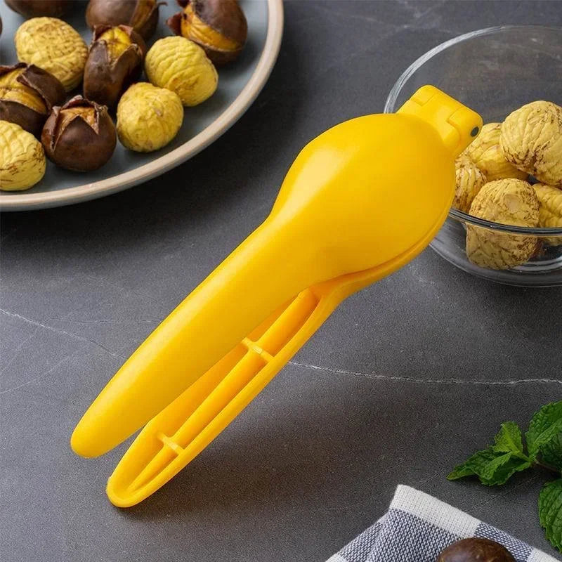 DecorBites™ Chestnut Clip Nutcracker Opener Walnut Cracker Sheller Pliers Cutter Sheath