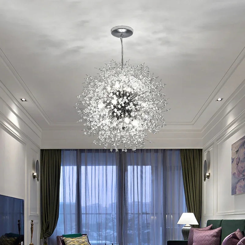 DecorBites™ Dandelion Chandelier LED Pendant Lamp for Dining Room, Bedroom, Shops