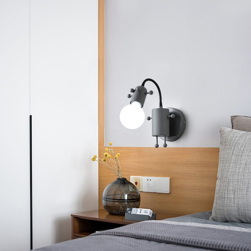 Lámparas de Hormigas Robot de Metal Minimalismo Creativo Moderno para Niños