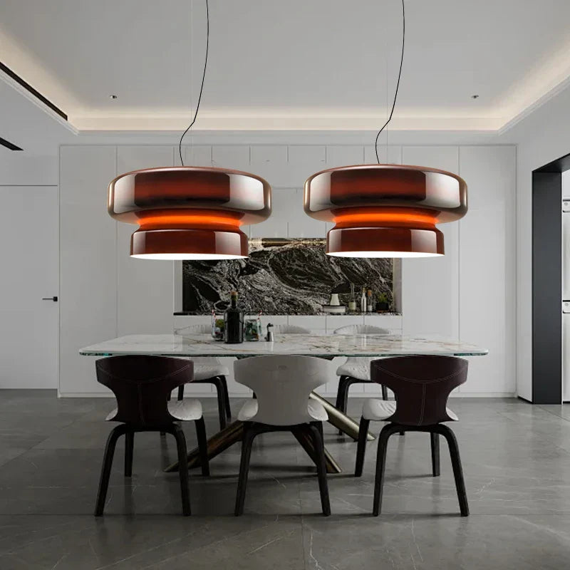 DecorBites™ Large Glass Pendant Light Dining Table Kitchen Island Lamp