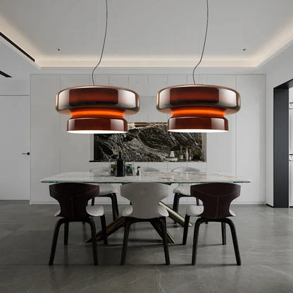 DecorBites™ Large Glass Pendant Light Dining Table Kitchen Island Lamp