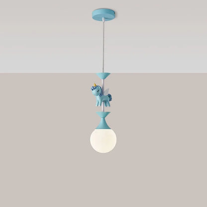 DecorBites™ Children's Carousel LED Chandeliers: Nordic Princess Decor Pendant Lights for Living Room