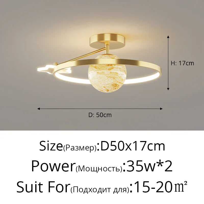 DecorBites™ Blue Star LED Pendant Light for Home Decor