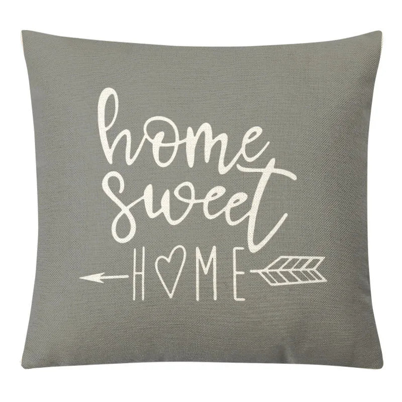 غطاء وسادة من الكتان الأصفر الهندسي من DecorBites™ للديكور العصري 45×45 سم