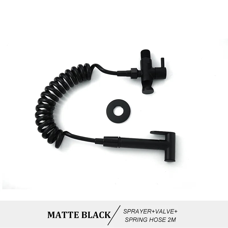 DecorBites™ Brass Bidet Spray Kit with Portable Valve for Bathroom Anus Shower