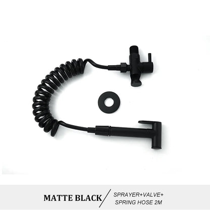 DecorBites™ Brass Bidet Spray Kit with Portable Valve for Bathroom Anus Shower