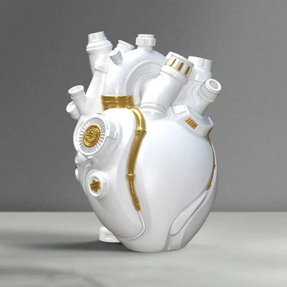DecorBites™ Heart Cardiac Vase Resin Desktop Decoration Ornaments