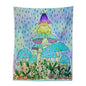 Decobites Mushroom Frog Psychedelic Tapestry Wall Hanging | Colorful Eye Carpet Tapestries