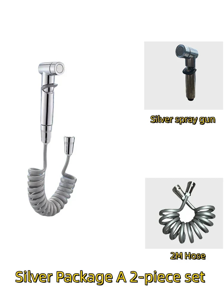 DecorBites™ High Pressure Handheld Bidet Sprayer Set for Bathroom Hygiene and Cleaning