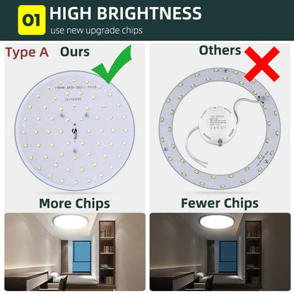 Lámpara de techo LED DecorBites™ para decoración del hogar