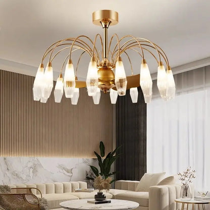 DecorBites™ Ceiling Fan Lights with LED, Modern Indoor Lighting for Living Room, Bedroom, Dining Room