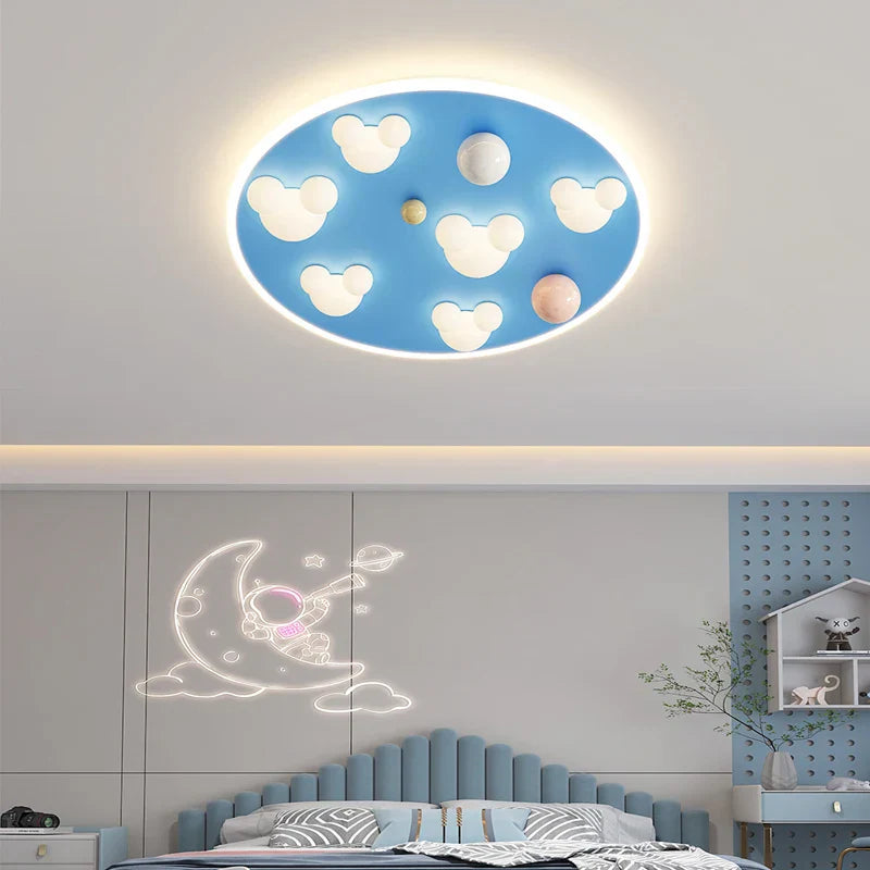 DecorBites™ Cloud Shape Ceiling Lights Pink Blue 50CM - Indoor Decorative Ceiling Lamps