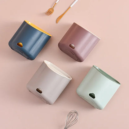 DecorBites™ Double Layer Cutlery Holder - Kitchen Tool Organizer