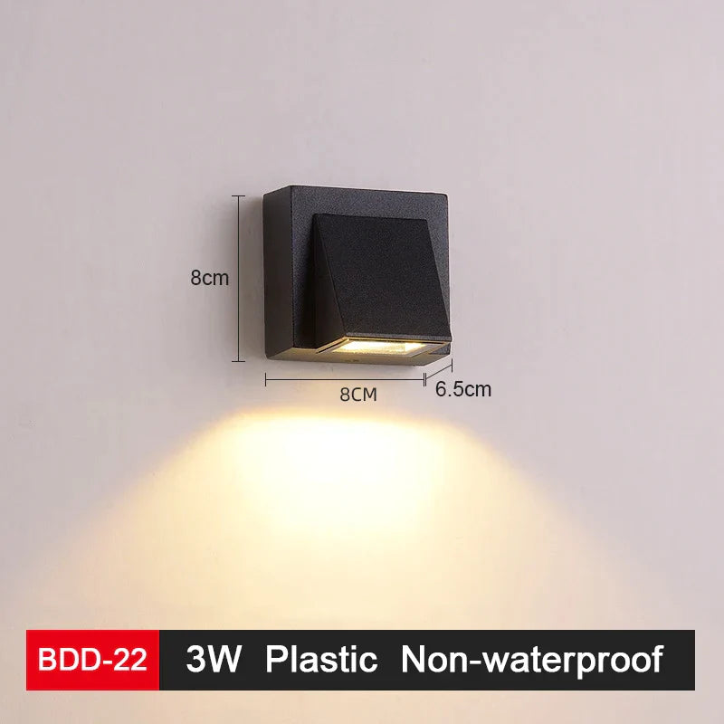 DecorBites™ LED Wall Lamp: Modern Nordic Style for Living Room, Bedroom, and Aisle Lighting