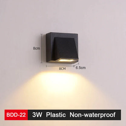DecorBites™ LED Wall Lamp: Modern Nordic Style for Living Room, Bedroom, and Aisle Lighting