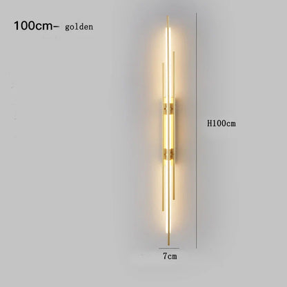 DecorBites™ Copper Wall Lamp: Minimal Modern Design for Bedside, Living Room, Restaurant, Stairway