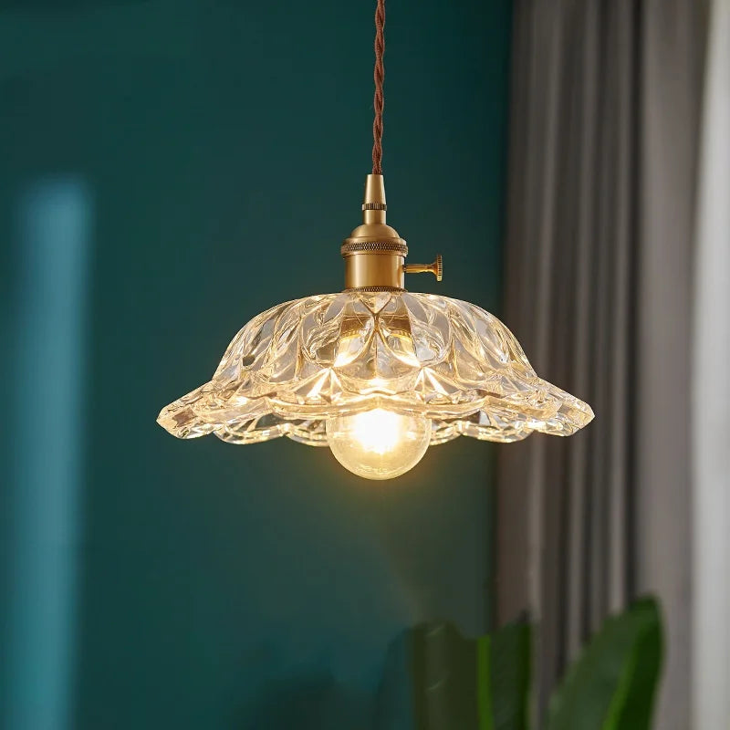 Glass LED Hanging Light