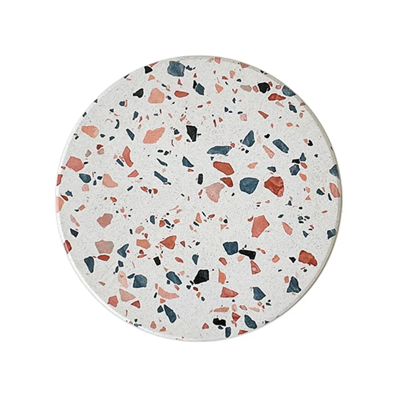 DecorBites™ Diatomite Coaster: Quick-drying & Non-slip Mug Mat for Table Decoration & Insulation