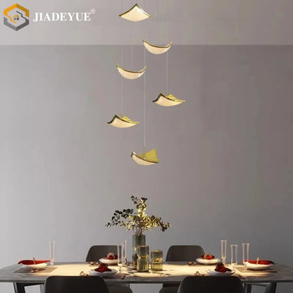 DecorBites™ Crystal Sand Staircase Chandelier-Living, Dining, Bedroom LED Decorative Light