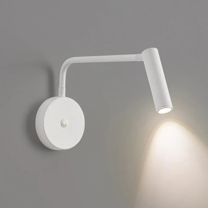 DecorBites™ LED Wall Lamp: Nordic Modern Simplicity Sconce with Adjustable Switch.