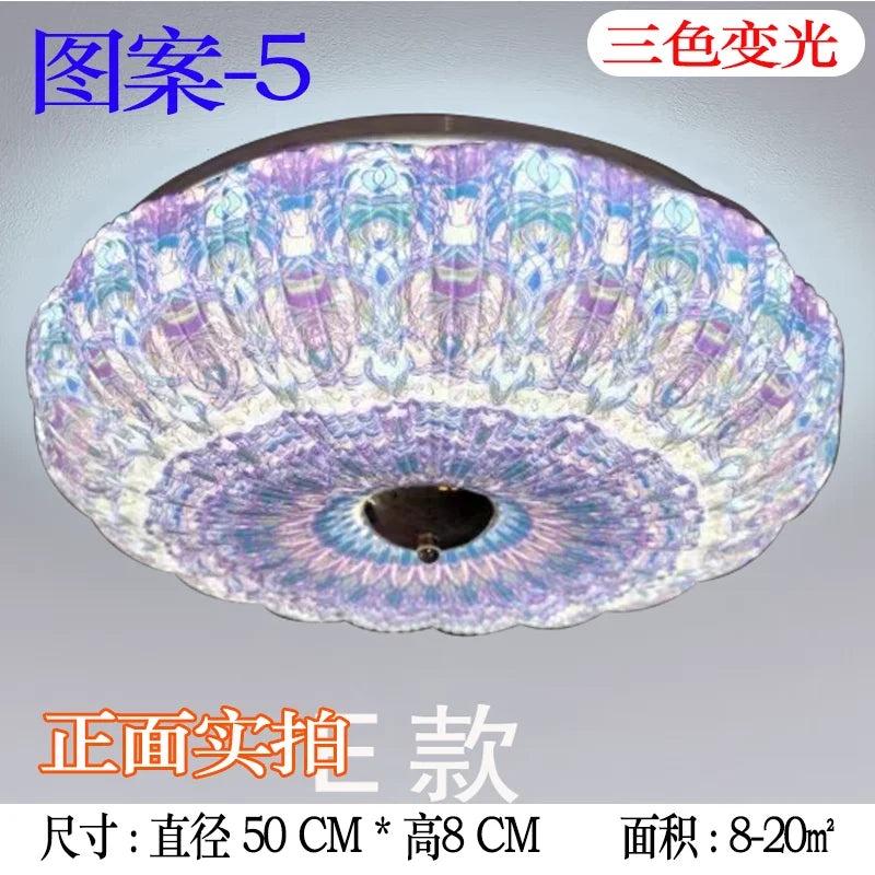 DecorBites™ Energy-Efficient Bohemian LED Ceiling Lights for Bedroom - Bedazzling Eye Care