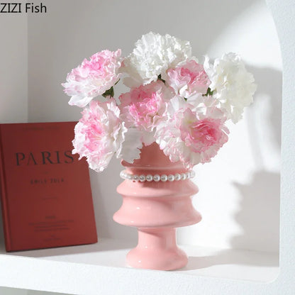 DecorBites™ Christmas Tree Ceramic Vase Xmas Decor Table Flowers Room Decor