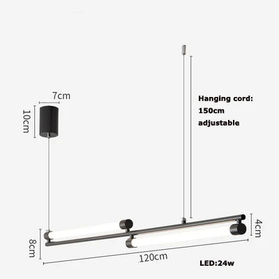 DecorBites™ Dimmable LED Acryl Chandelier Lighting Luminaire for Dinning Room