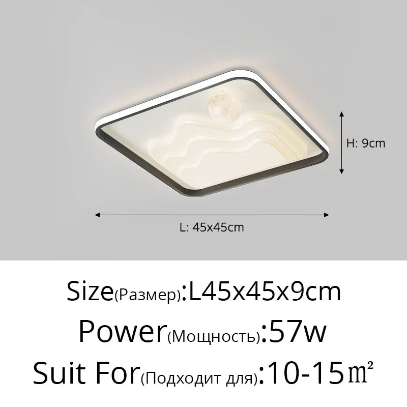 DecorBites™ LED Chandelier: Modern Lighting Fixture for Home Decor, White Lustre Lights