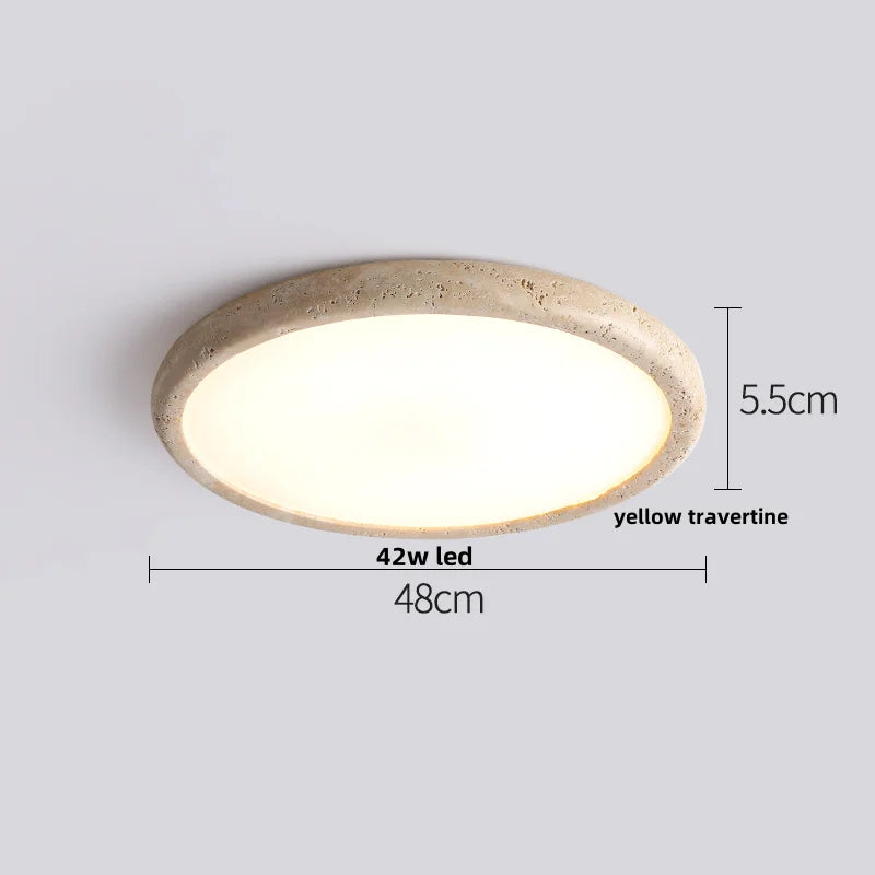 DecorBites™ LED Ceiling Lights Modern Nordic White Stone Plafond Lamp