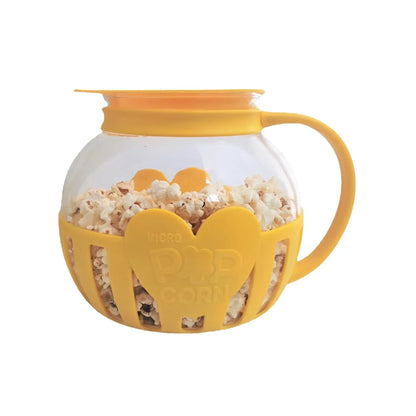 DecorBites™ Glass Popcorn Maker, 3 Qt Pot with Dual Function Lid