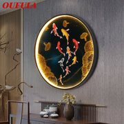 Aplique de pared con peces LED Decorbites™: Luminaria creativa para el dormitorio