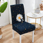 Decobites Stretch Print Chair Cover Slipcovers - Elastic Seat Case