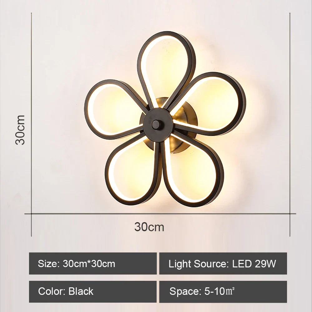 DecorBites™ LED Acrylic Wall Light Shade for Bedroom Living Room Home décor