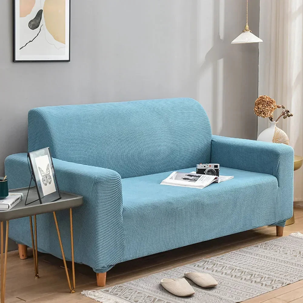 غطاء أريكة DecorBites™ ثلاثي الأبعاد مبطن وسميك من البوليستر المرن والسباندكس