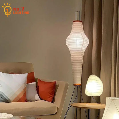 DecorBites™ Japanese Zen Art Floor Lamp for Living Room Bedroom Study Loft