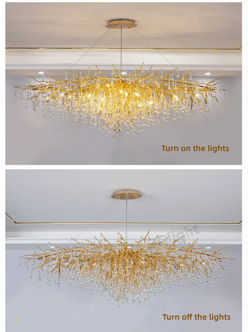 DecorBites™ Luxury Crystal Chandelier for Home Decor