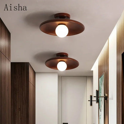 DecorBites™ Japanese Style Wooden Ceiling Lamp for Home Decor
