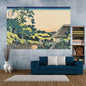 Decobites Ukiyo-E Kanagawa Landscape Tapestry: Japanese Scenery Wall Hanging for Aesthetic Home Decor